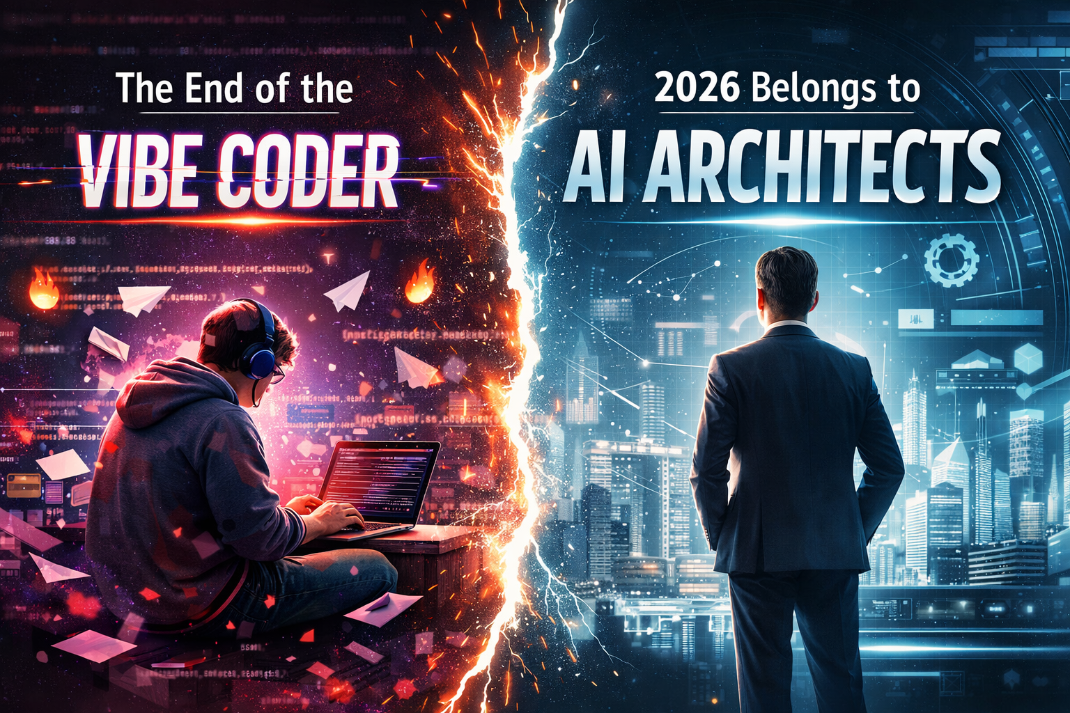 The End of the Vibe Coder: Why 2026 Belongs to AI Architect Programmers